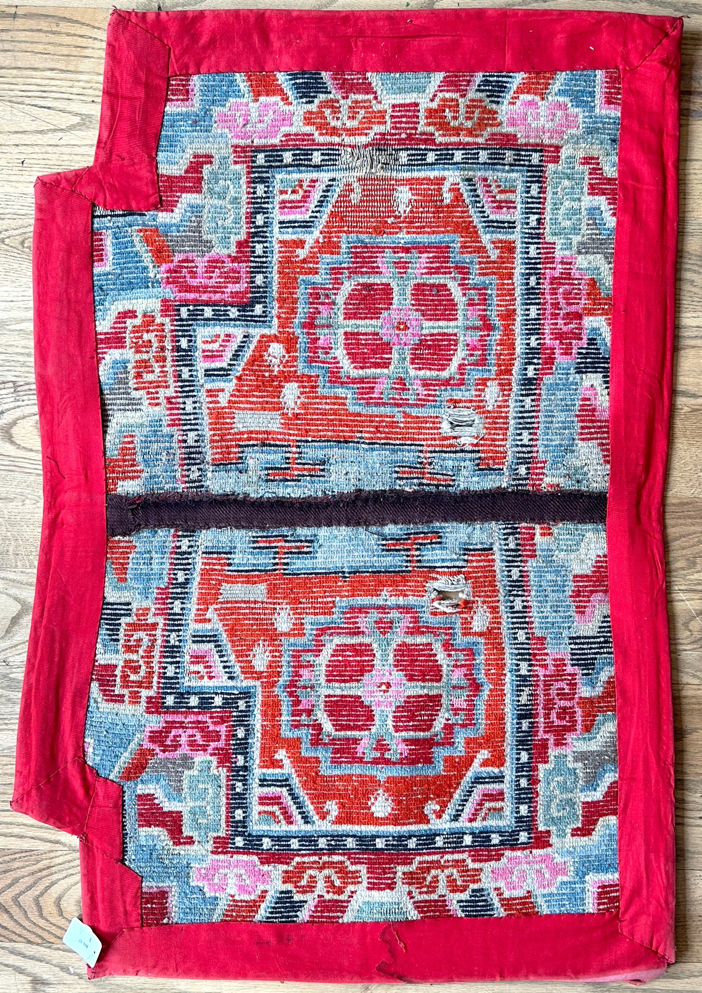 Antique Tibetan Saddle Rug