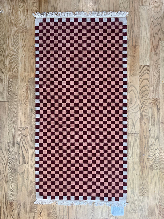 Tibetan Checkerboard Rug
