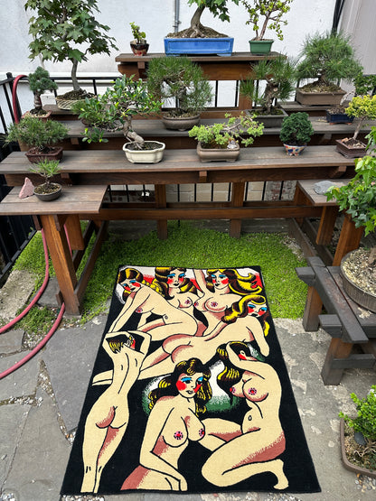 Bert Krak Stoney Rug - 3' x 4'2'