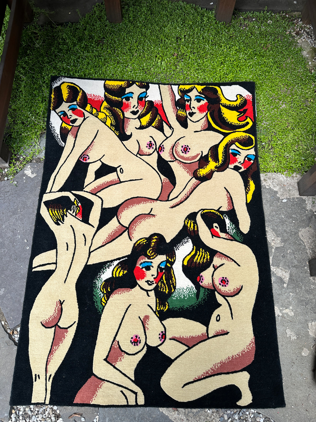 Bert Krak Stoney Rug - 3' x 4'2'