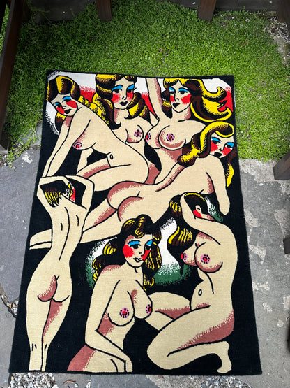 Bert Krak Stoney Rug - 3' x 4'2'