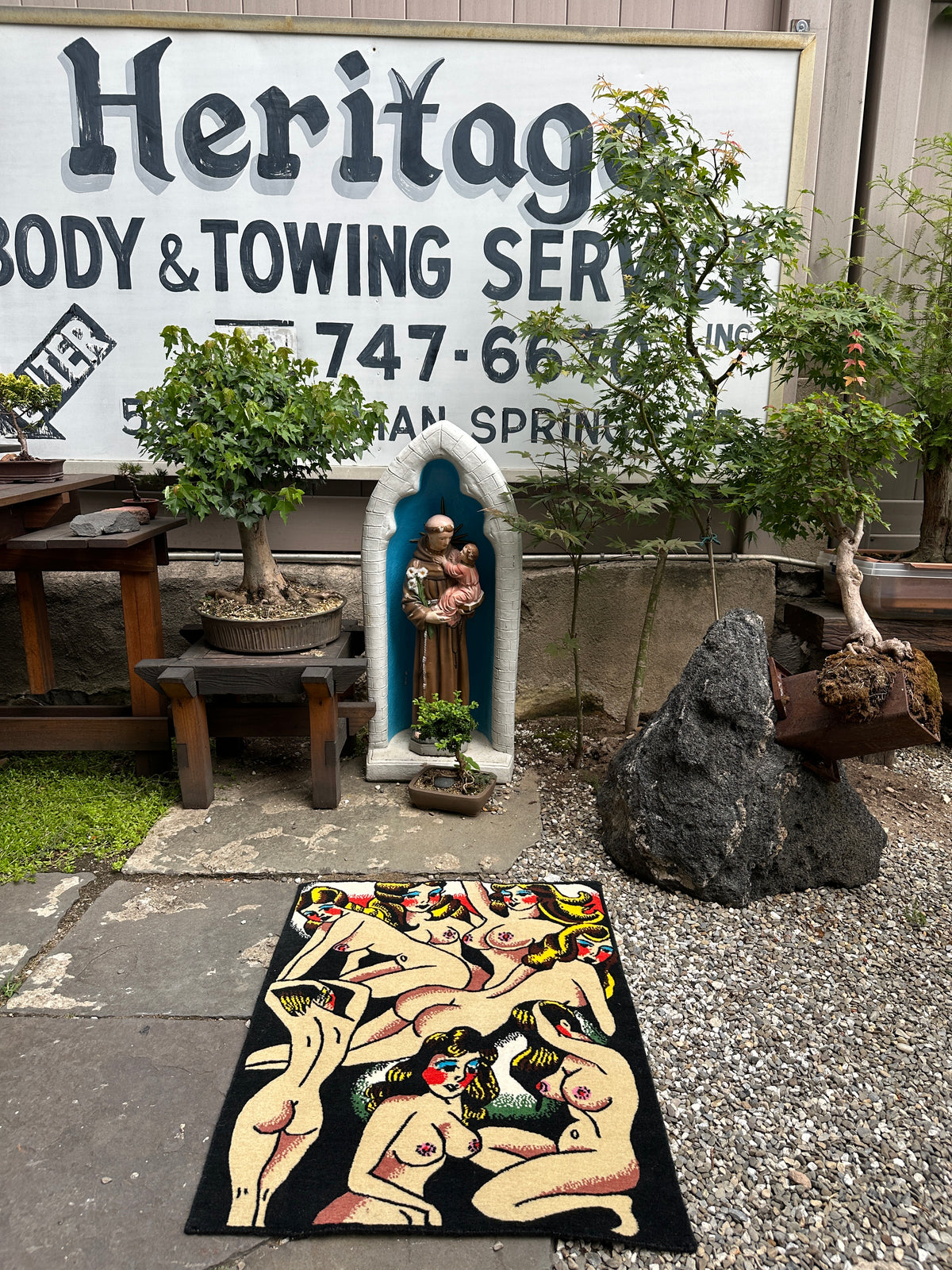Bert Krak Stoney Rug - 2' x 2'9''