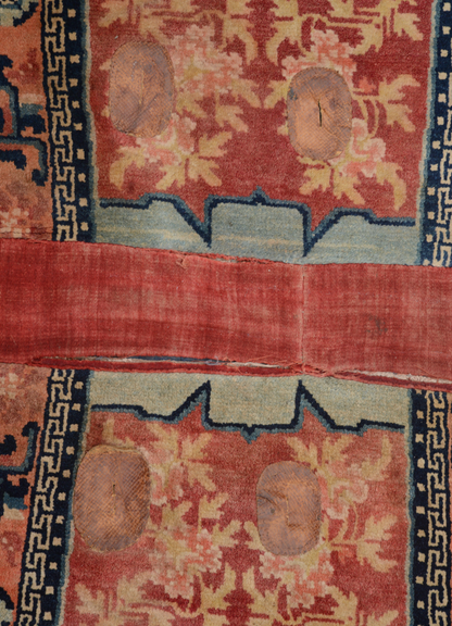 Antique Tibetan Saddle Rug