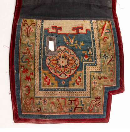 Antique Tibetan Saddle Rug