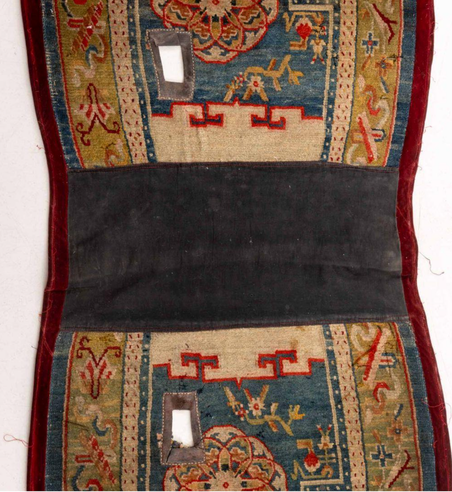 Antique Tibetan Saddle Rug