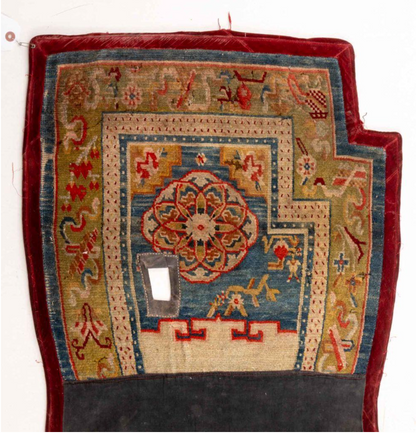 Antique Tibetan Saddle Rug