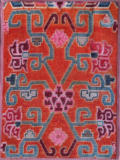Three Antique Tibetan Mats