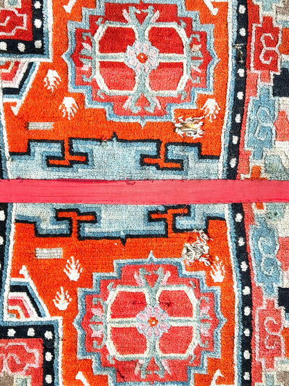 Antique Tibetan Saddle Rug