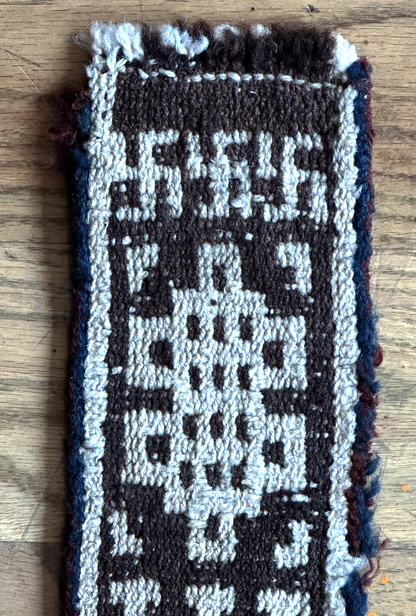 Antique Tibetan Saddle Rug and Straps